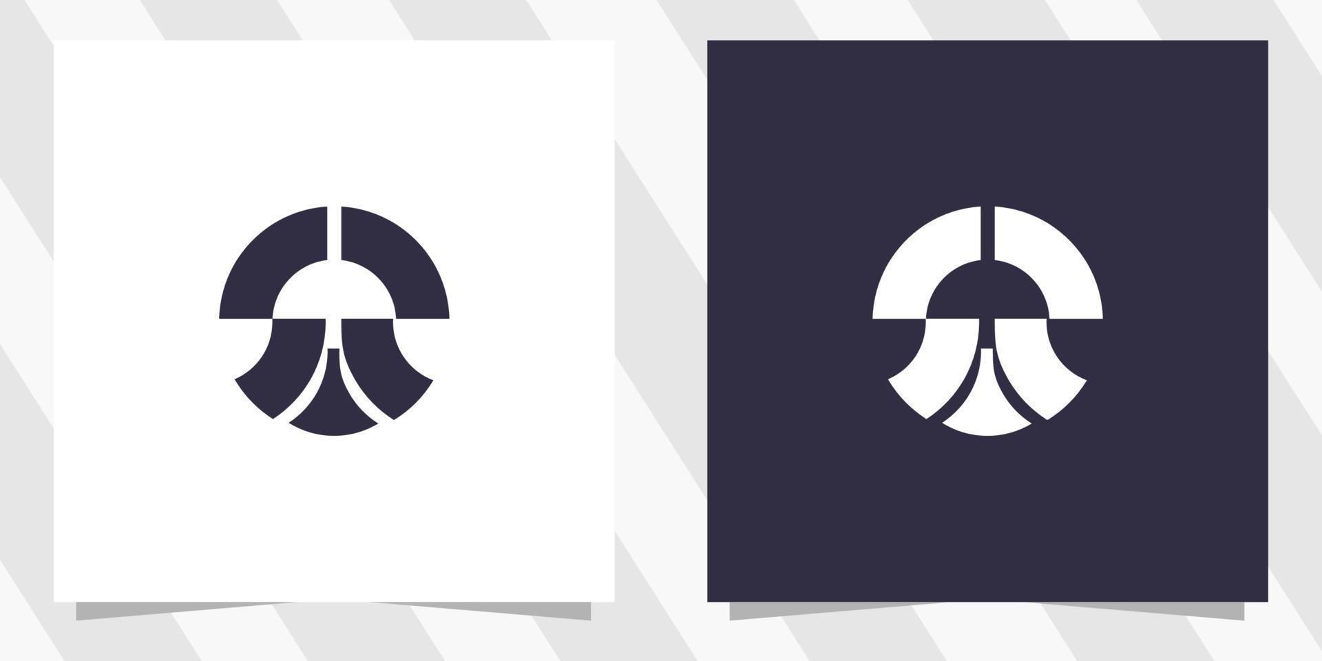 Buchstabe rr-Logo-Design-Vorlage vektor