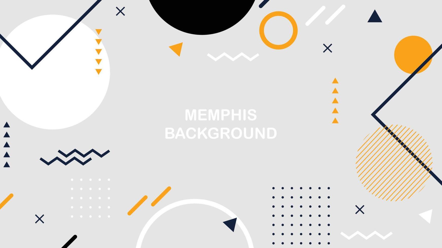 Memphis-Stil Hintergrund vektor