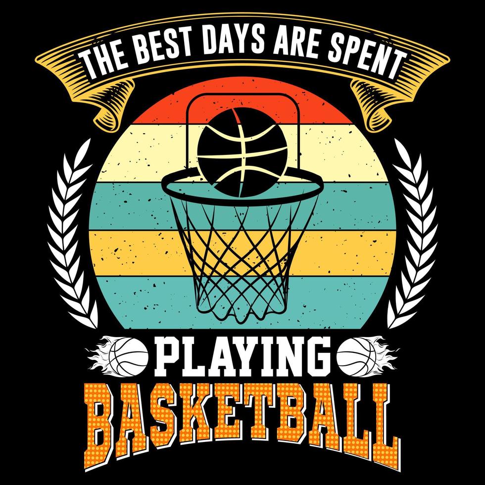 Basketball-T-Shirt-Designbündel, Basketball-T-Shirt-Set mit benutzerdefinierter Grafik, Basketballspielvektor, Basketballspieler-Silhouette vektor