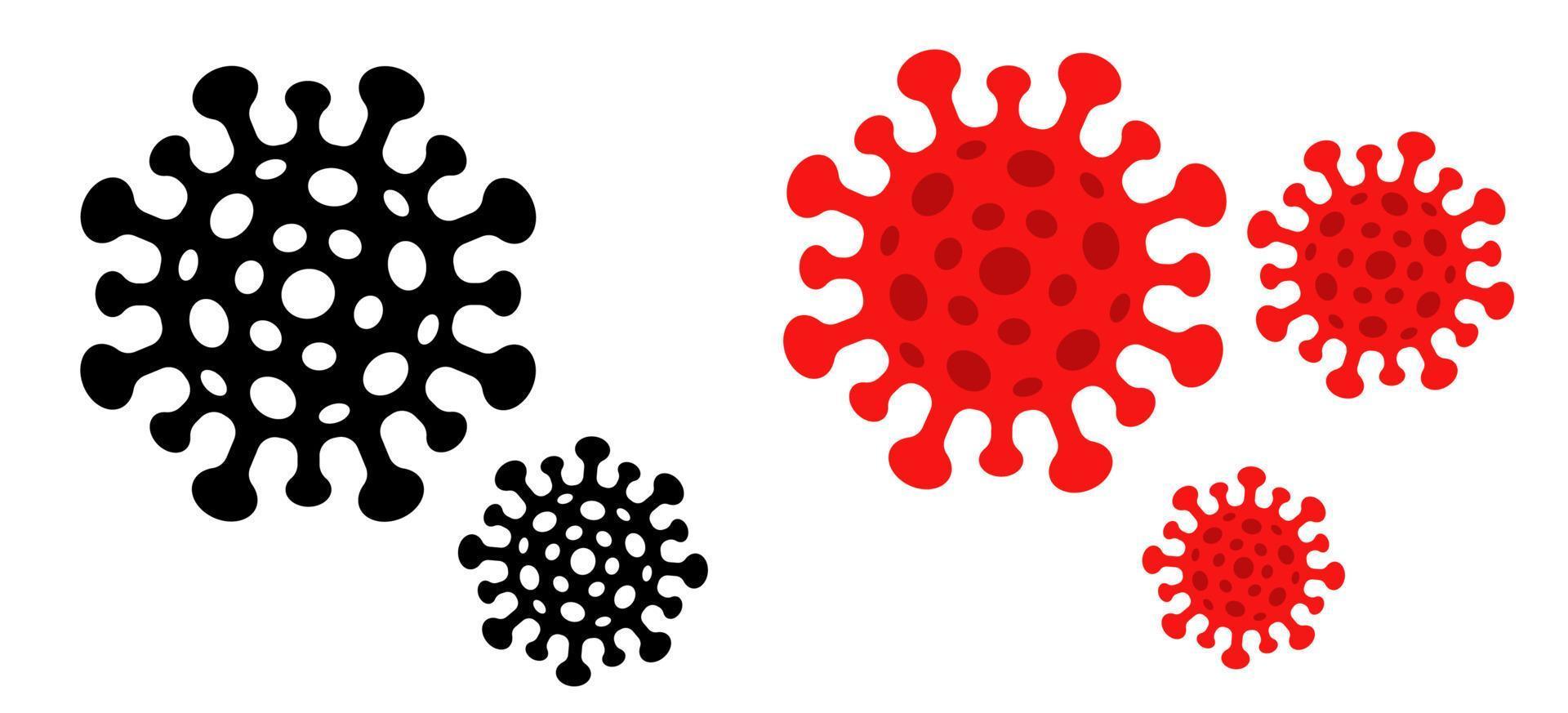 Vektor stoppen Coronavirus