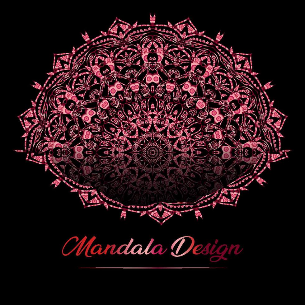 Mandala-Design-Vektor vektor