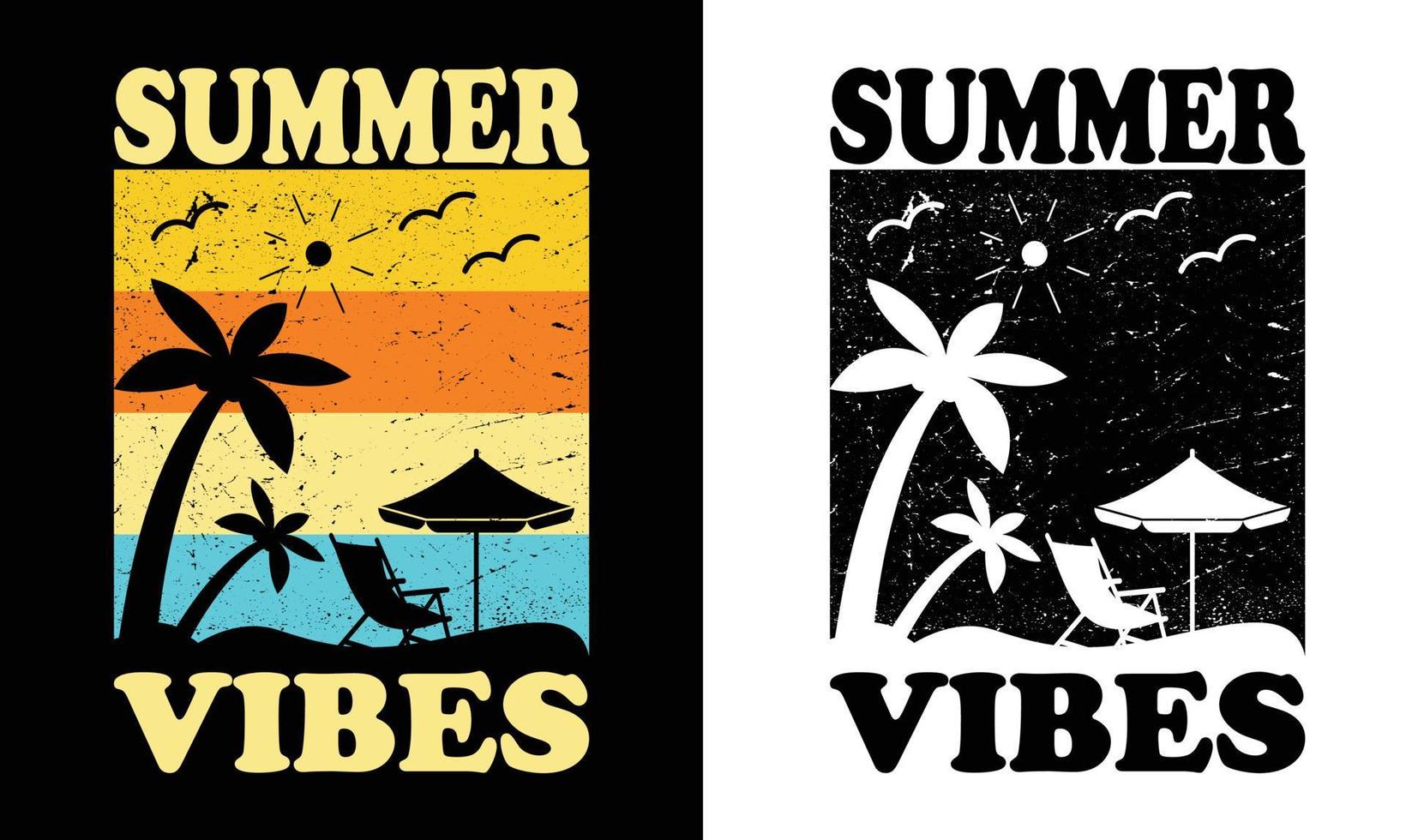 Sommer-Zitat-T-Shirt-Design vektor