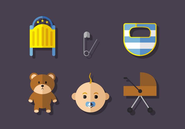 Vektor Baby Icon Set