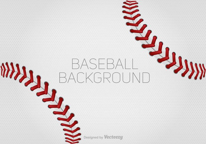 Vector Baseball Schnürsenkel Hintergrund Für Design