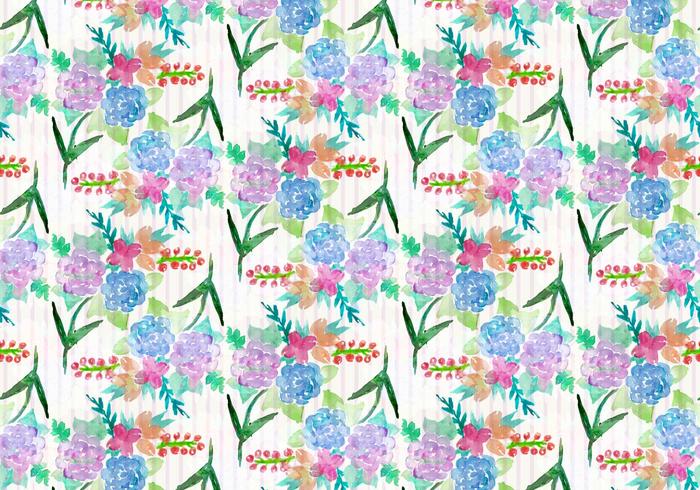 Free Vector Aquarell Blumen Hintergrund