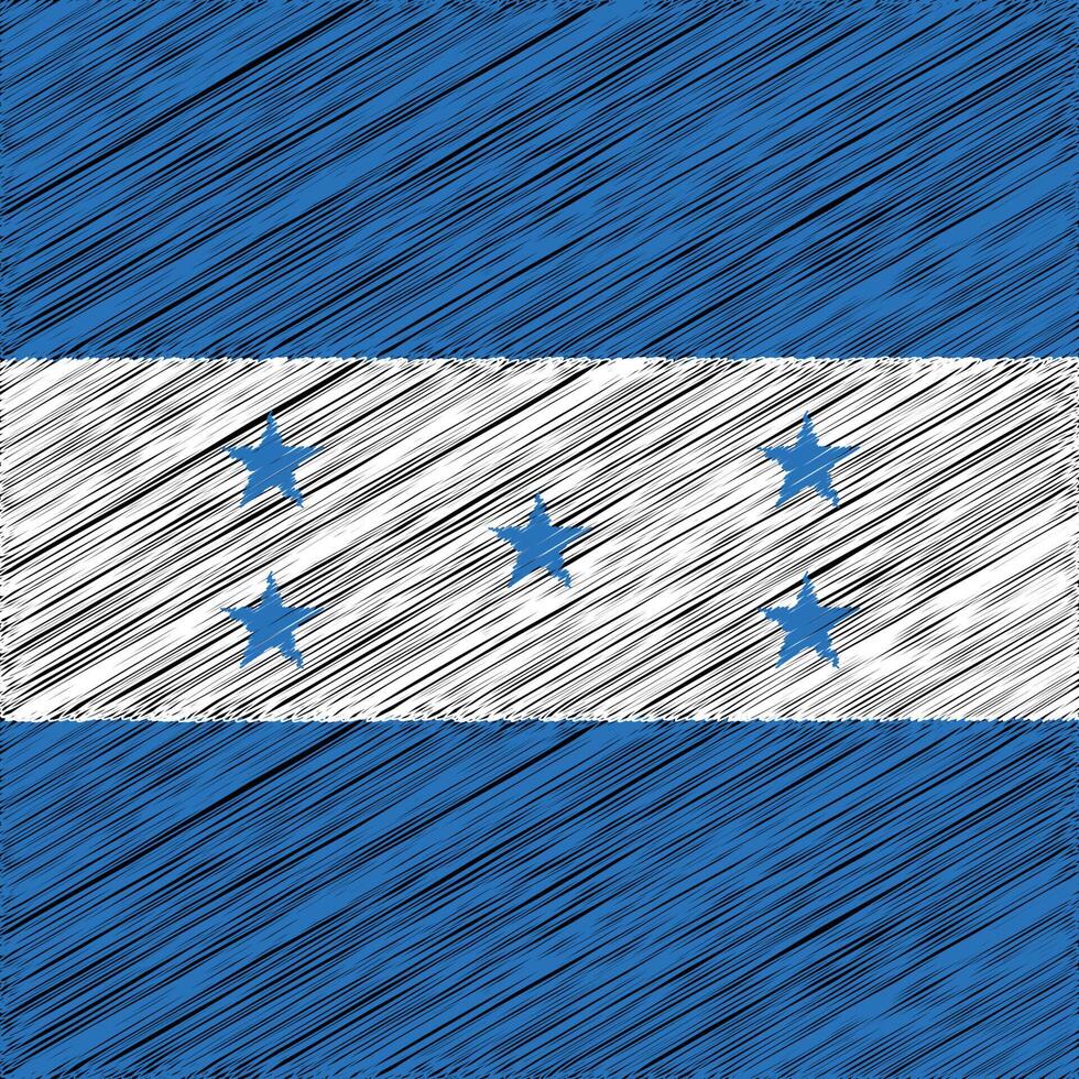 honduras unabhängigkeitstag 15. september, quadratisches flaggendesign vektor