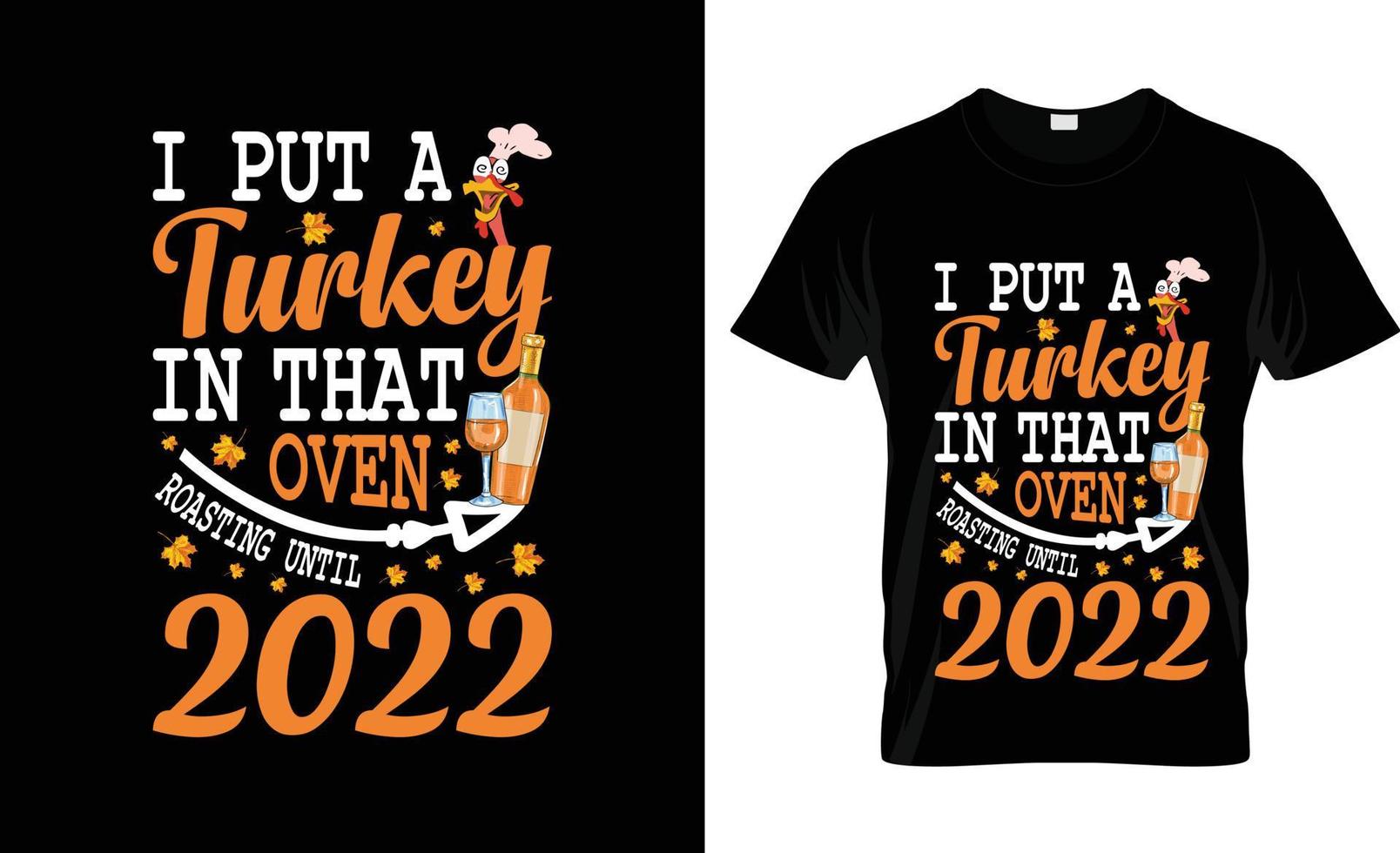 Thanksgiving-T-Shirt-Design, T-Shirt-Slogan und Bekleidungsdesign, Typografie, Druck, Vektorillustration vektor