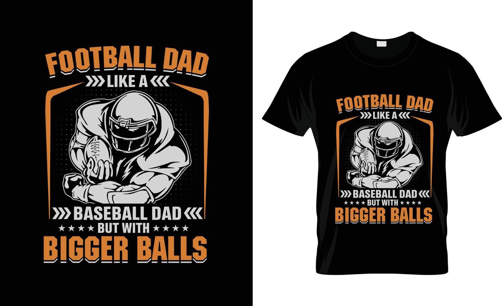 American-Football-T-Shirt-Design, American-Football-T-Shirt-Slogan und Bekleidungsdesign, American-Football-Typografie, American-Football-Vektor, American-Football-Illustration vektor