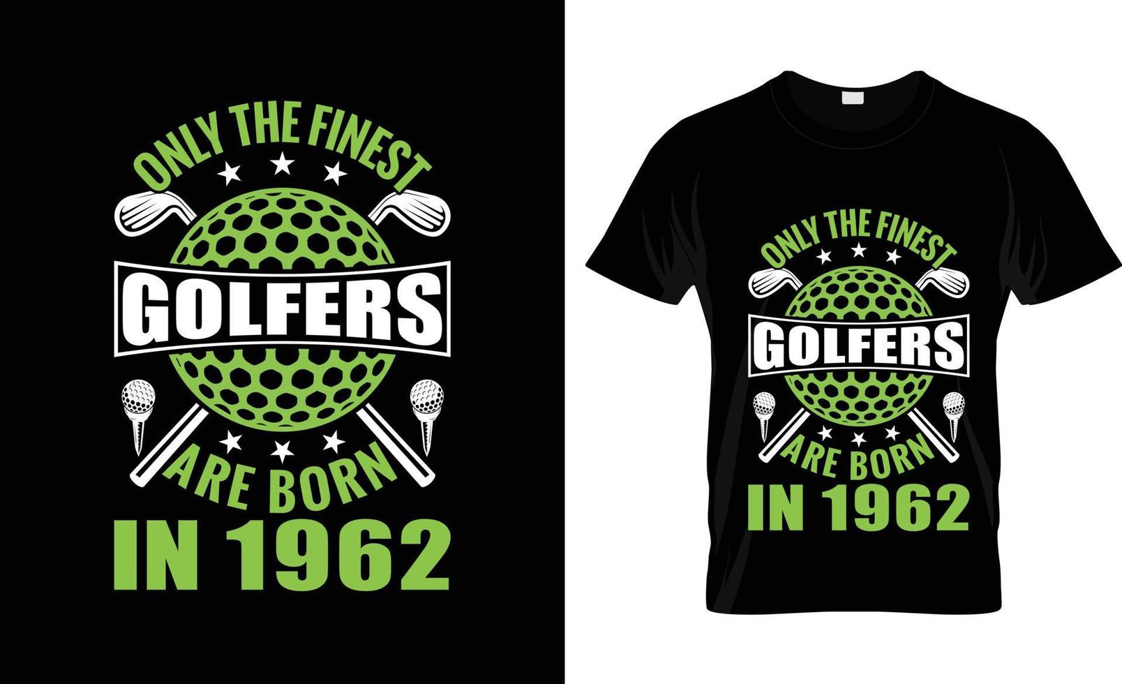 Golf-T-Shirt-Design, Golf-T-Shirt-Slogan und Bekleidungsdesign, Golf-Typografie, Golf-Vektor, Golf-Illustration vektor