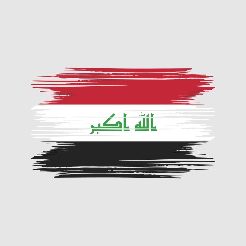 irak flag design kostenloser vektor