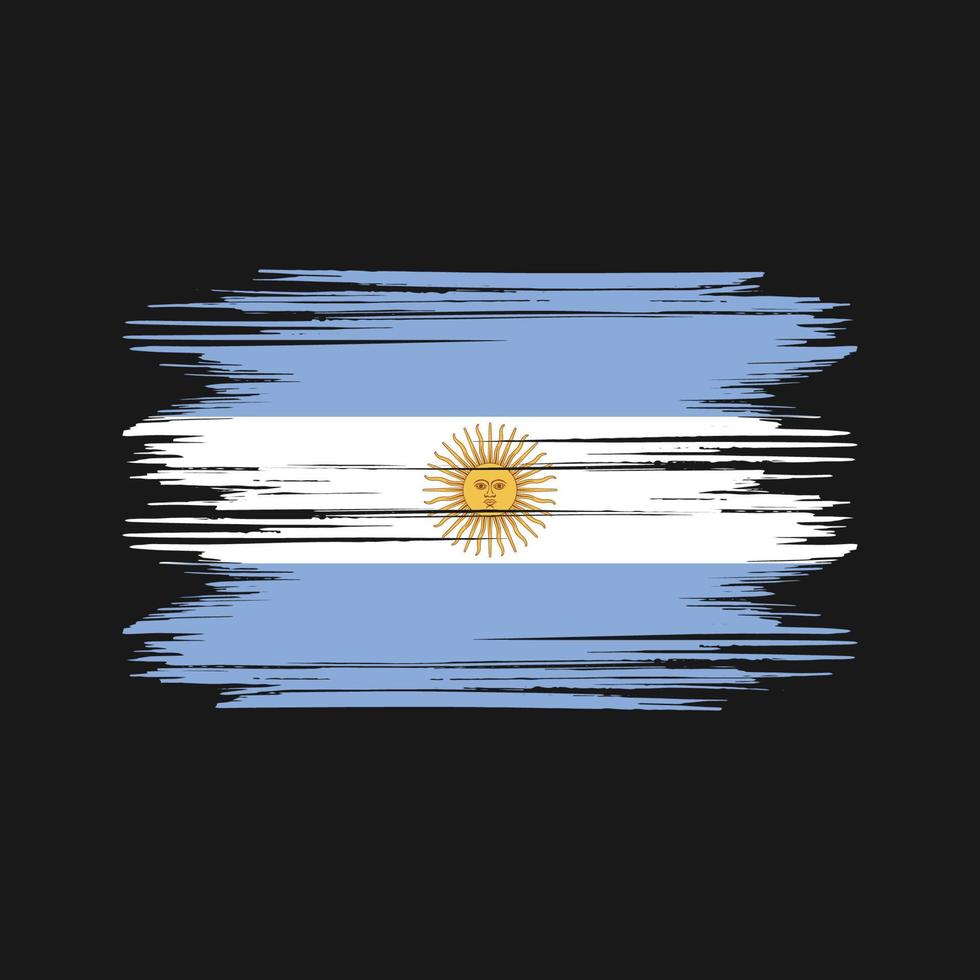 argentinien flaggendesign kostenloser vektor