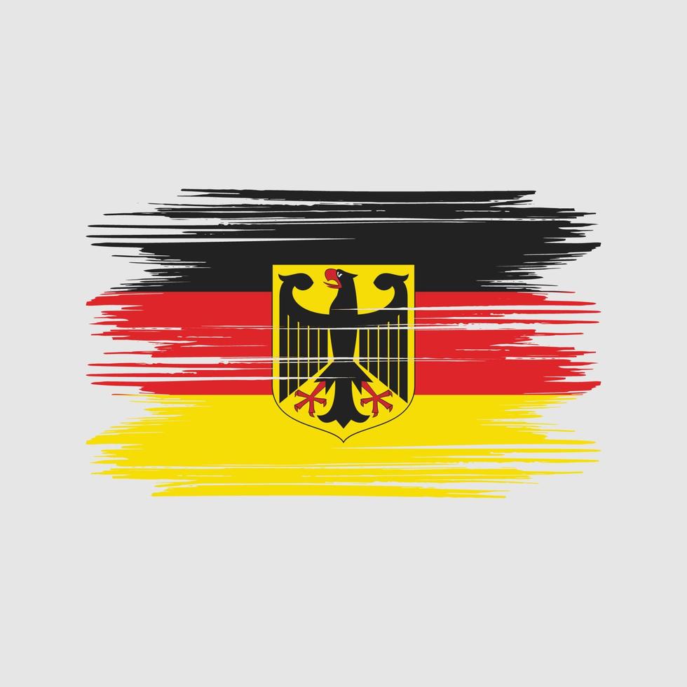 Tyskland flagga design fri vektor