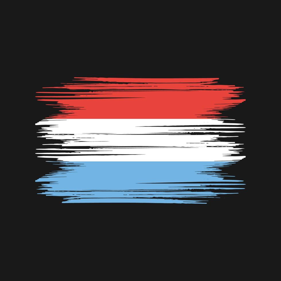 luxemburg flagga design fri vektor