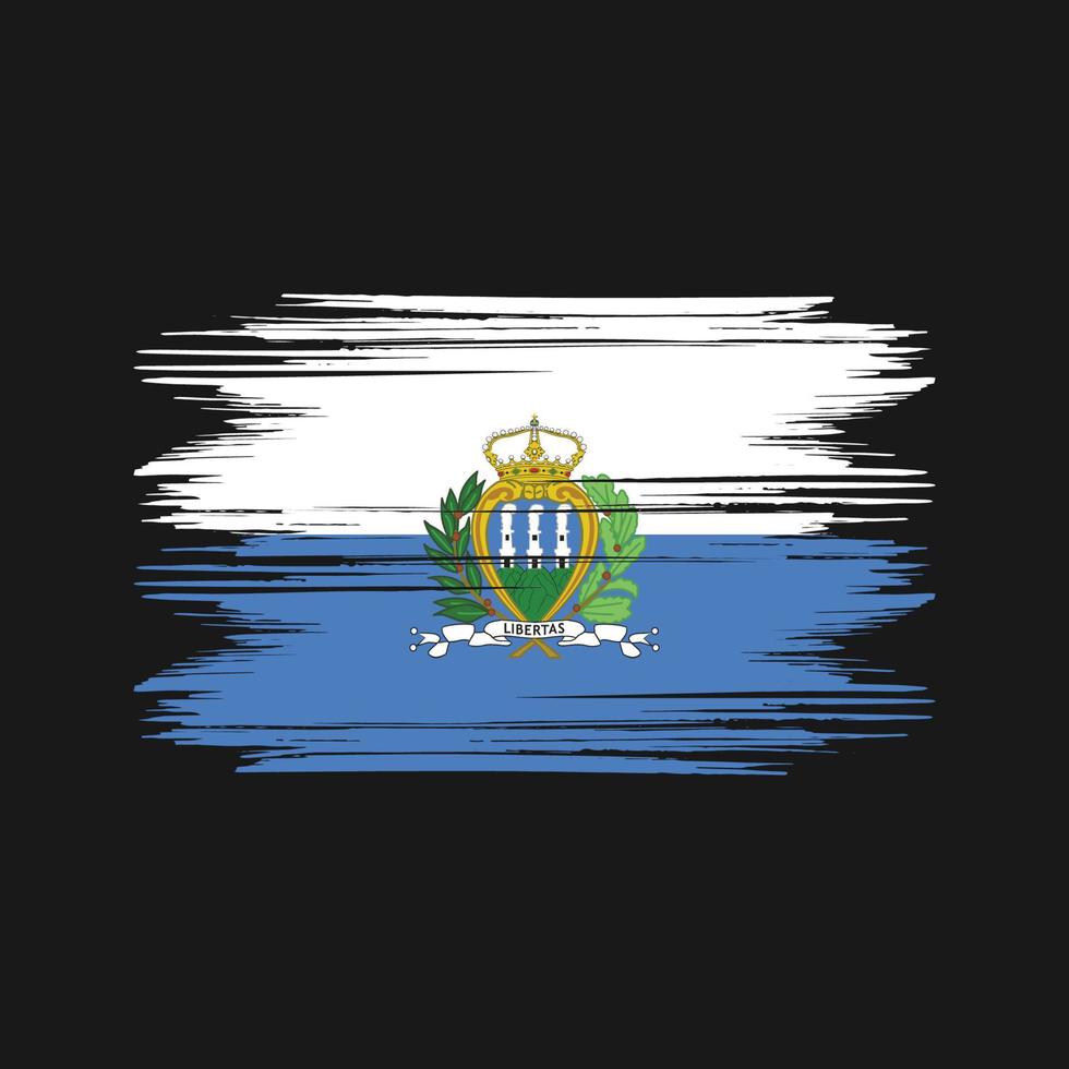 san marino flag design kostenloser vektor