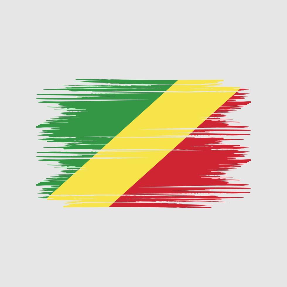 kongo flag design kostenloser vektor