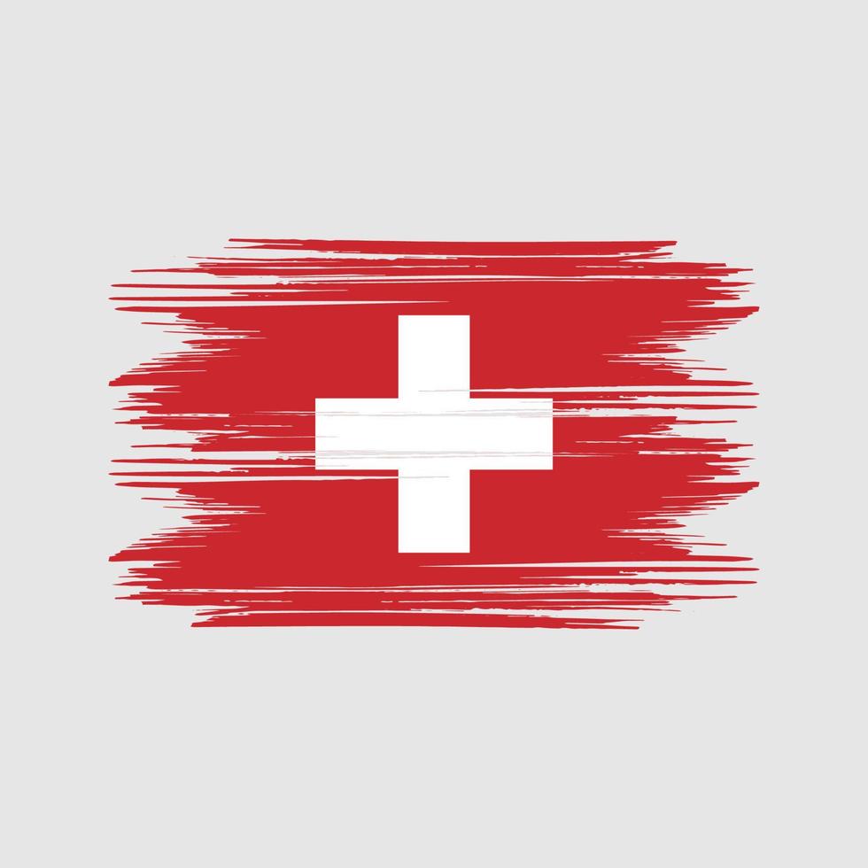 schweiz flag design kostenloser vektor
