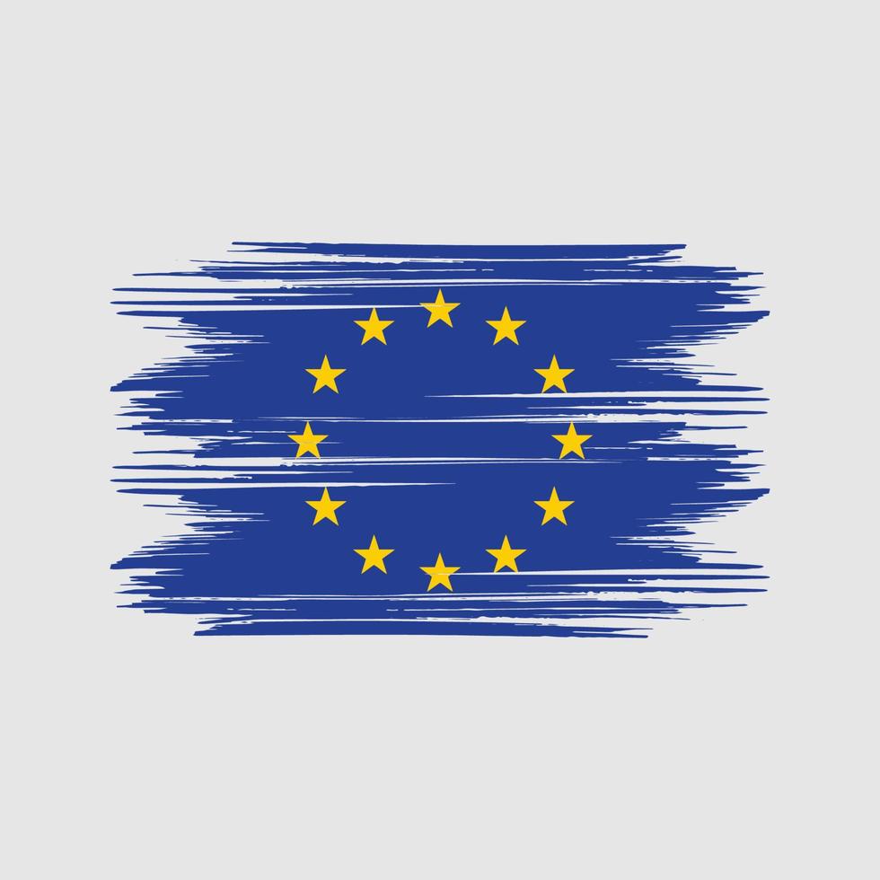 europeisk flagga design fri vektor