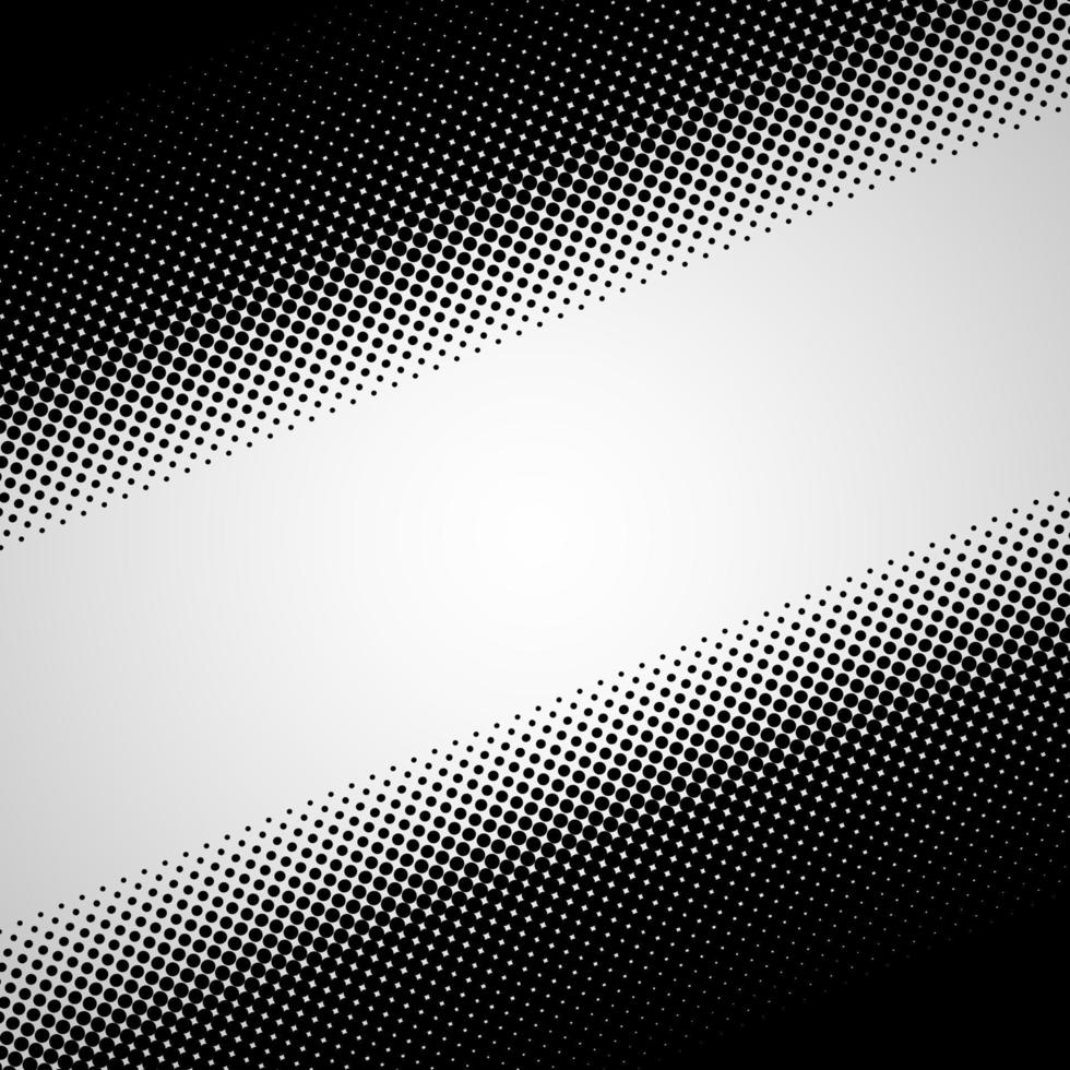 Halbton abstraktes Vektor schwarze Punkte Gestaltungselement isoliert auf weißem Hintergrund.