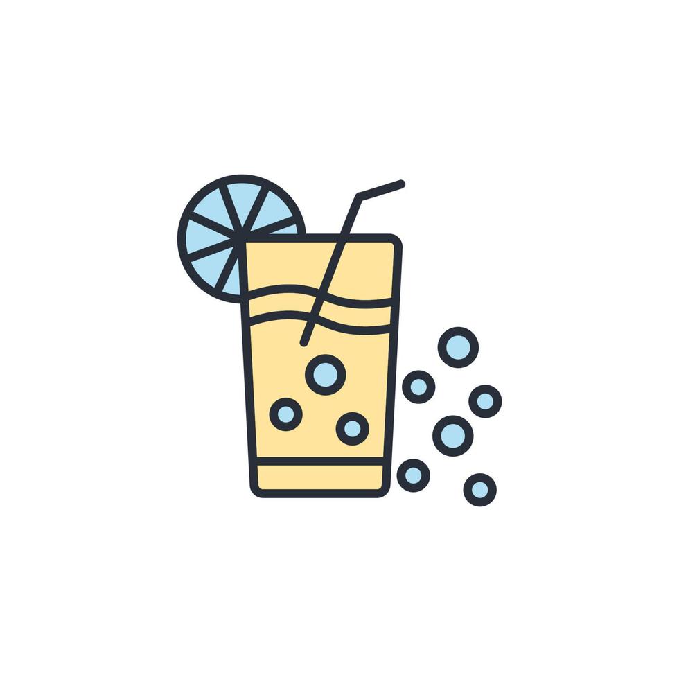 juice ikoner symbol vektor element för infographic webb