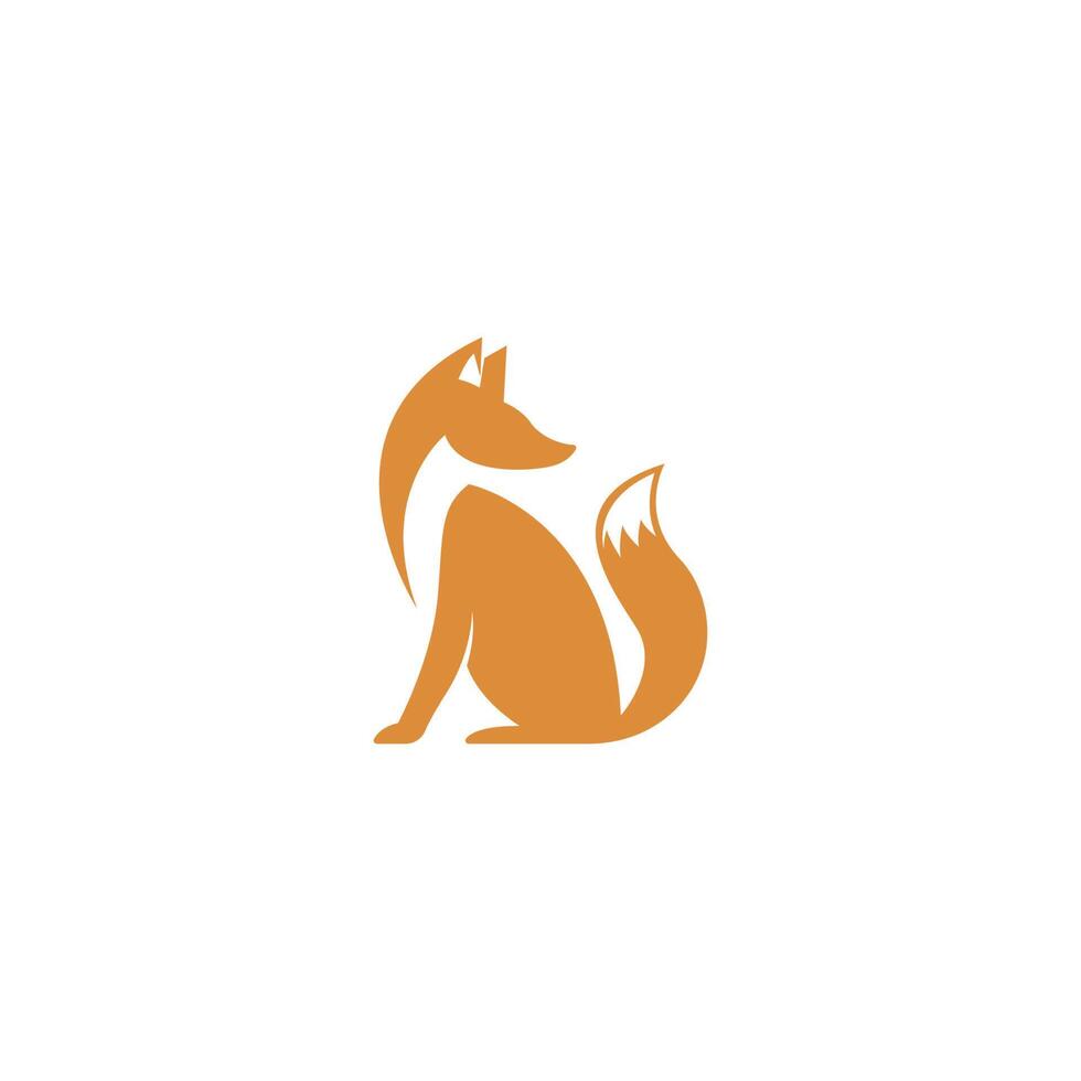 Fuchs-Symbol-Logo-Design-Illustration vektor