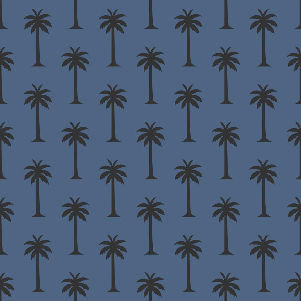 tropische exotische palmenpflanzen nahtloses muster. Design für die Verwendung Hintergrundtextilien auf Stoffdruck, Geschenkpapier und anderen. vektor