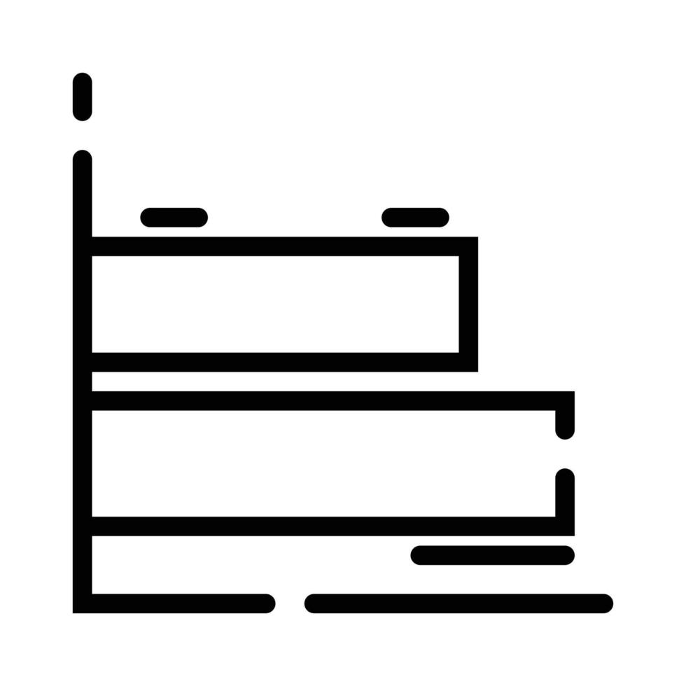 Balkendiagramm-Tool-Symbol vektor