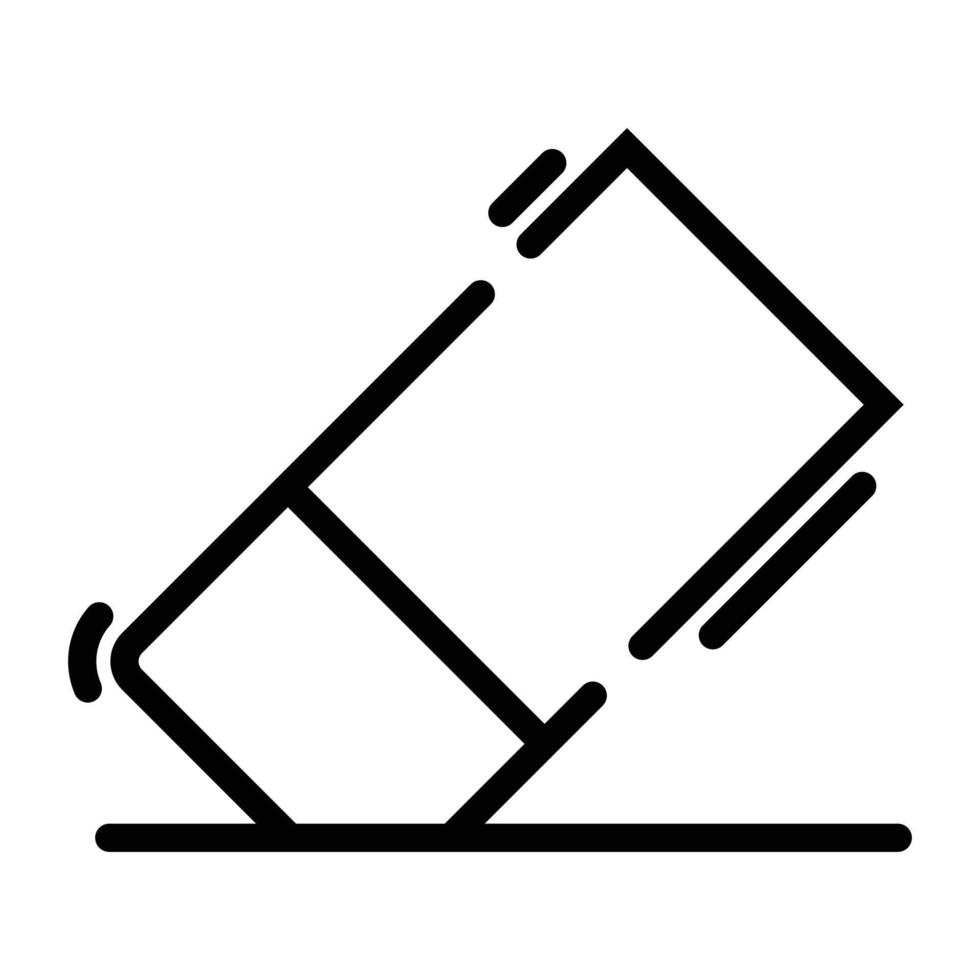 Symbol für das Radiergummi-Werkzeug vektor