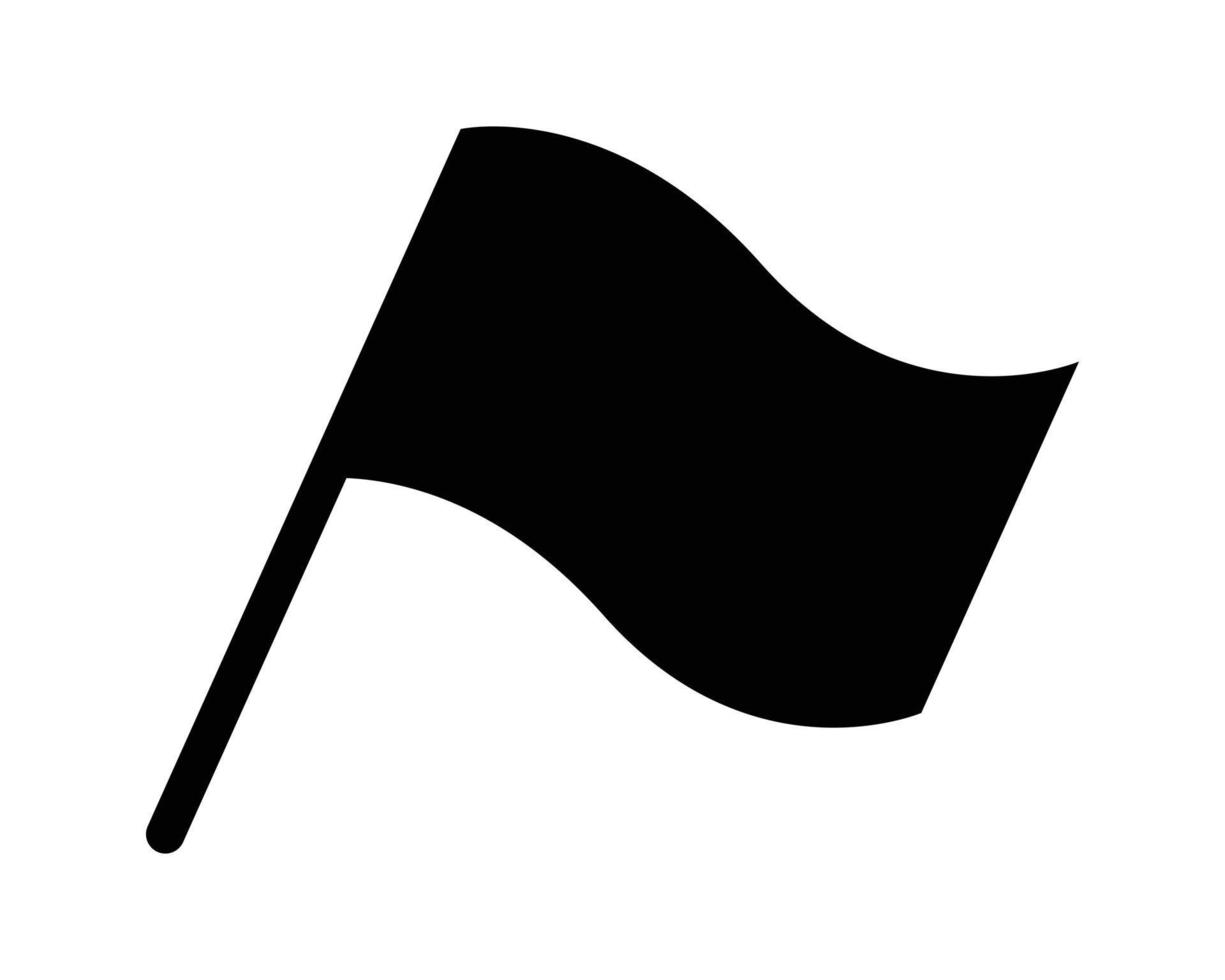 Flagge Piktogramm Silhouette Vektor-Illustration vektor