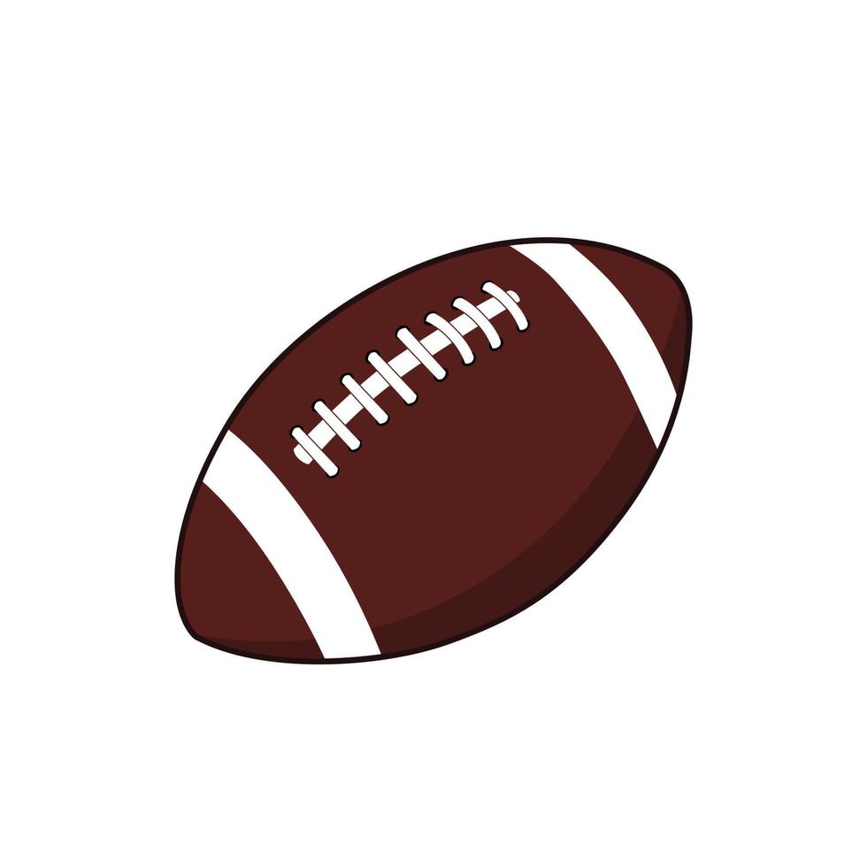 amerikan fotboll standard boll sporter illustration vektor