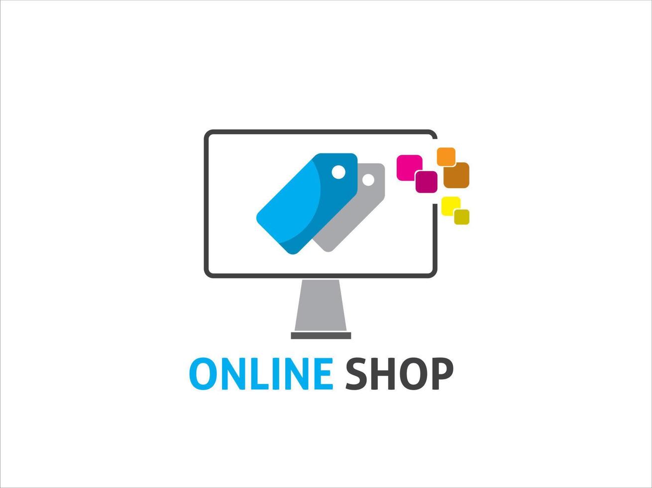Online-Shop-Logo vektor
