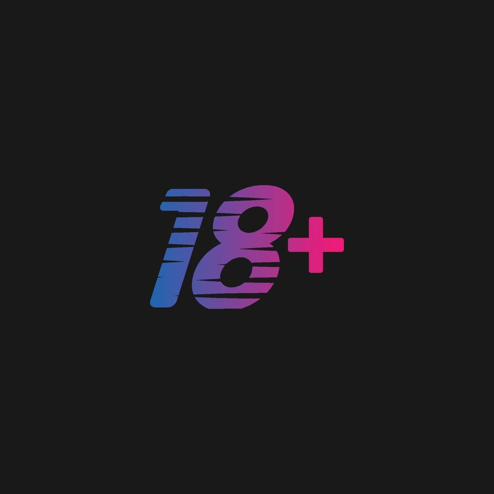 18 ikon symbol vektor
