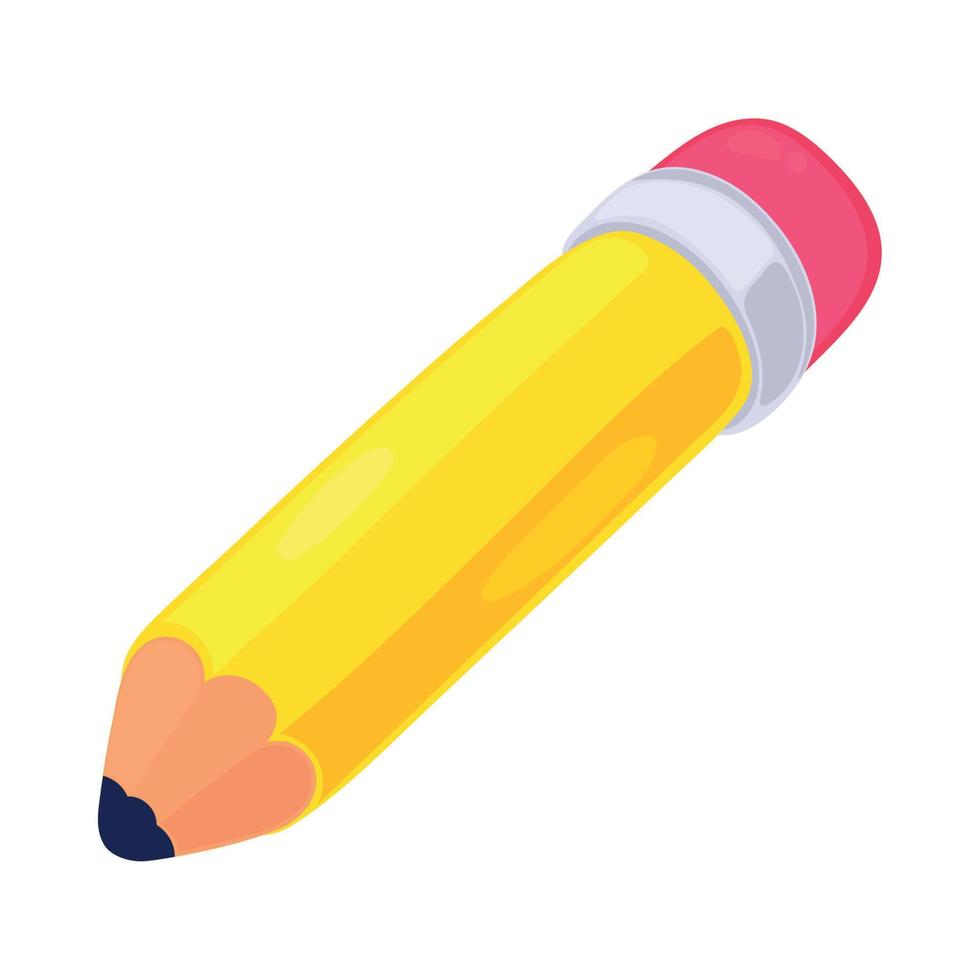 Schule-Bleistift-Symbol vektor