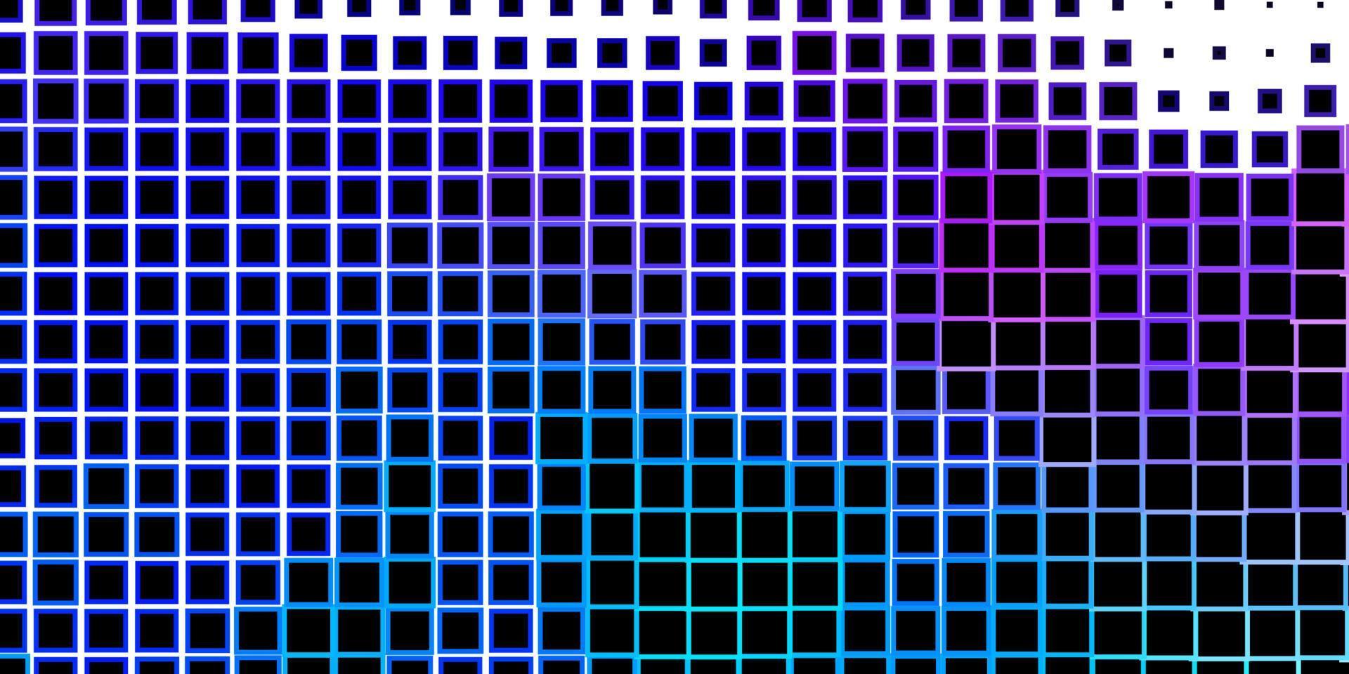 dunkelrosa, blaues Vektormuster im quadratischen Stil. vektor