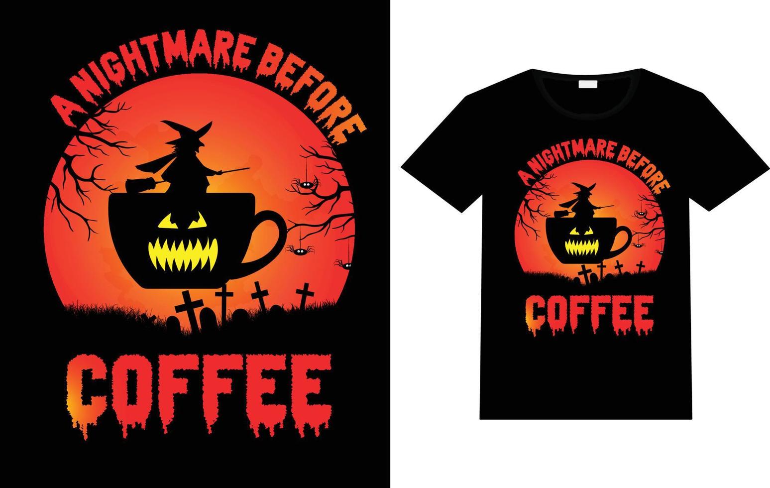 halloween t-shirt design vektor