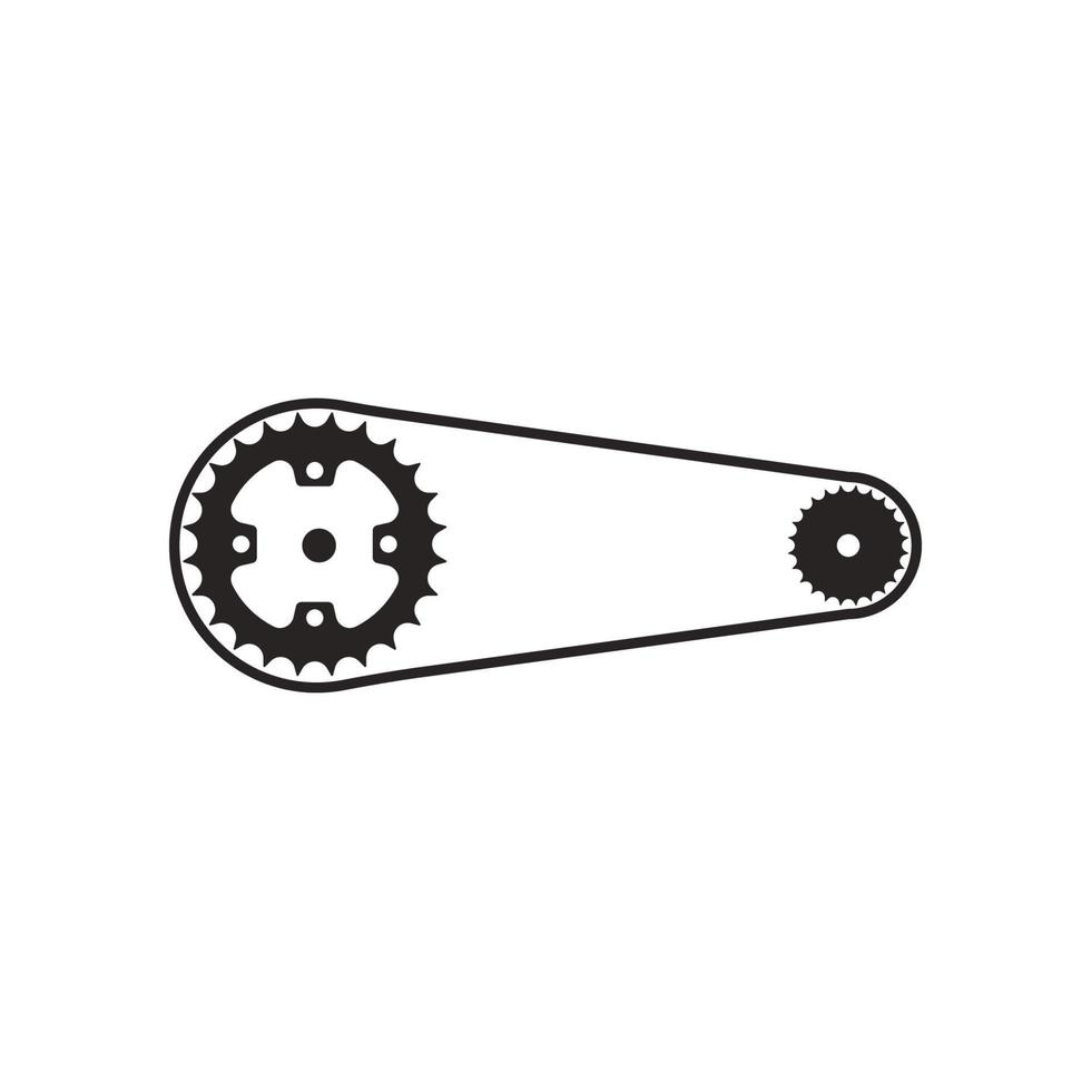 Symbol für Motorradausrüstung vektor
