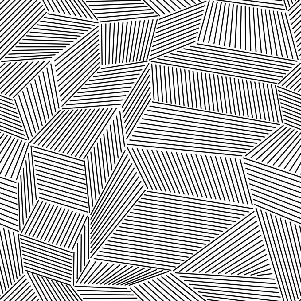 abstrakte geometrische Streifen nahtloses Muster, Vektorgrafik-Design vektor