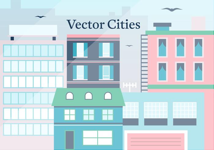 Gratis City Vector Illustration