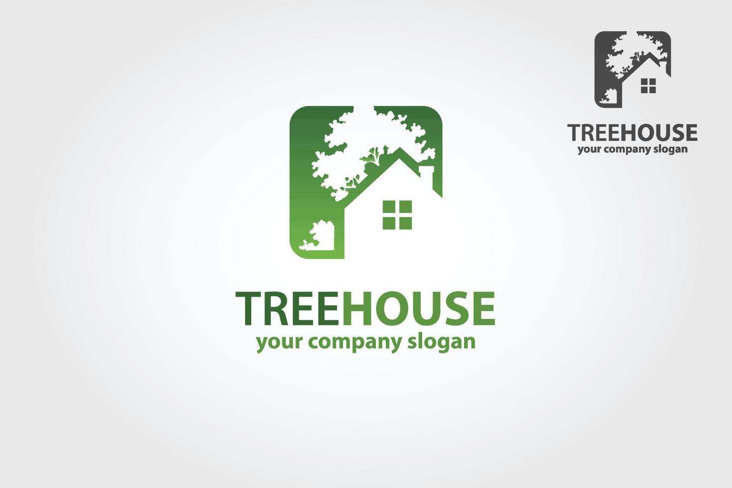 dig hus vektor logotyp mall. de huvud symbol av de logotyp är en träd och hus. detta logotyp symboliserar en grannskap, tillväxt, oro till utveckling, natur, ekologisk och miljö.