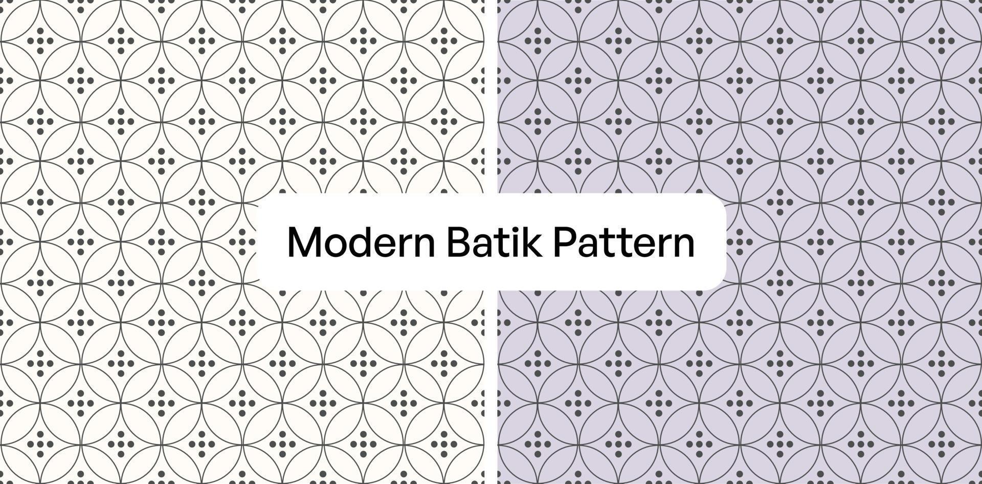 modern batik mönster kallad kawung från indonesien Land vektor