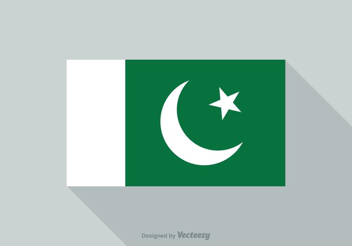 Kostenlose Vektor Pakistan Flagge