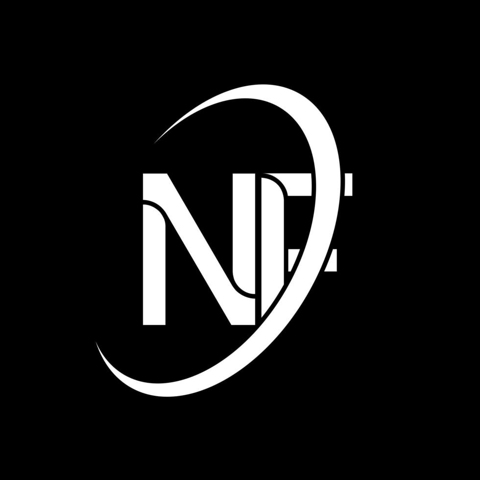 nf logotyp. n f design. vit nf brev. nf brev logotyp design. första brev nf länkad cirkel versal monogram logotyp. vektor