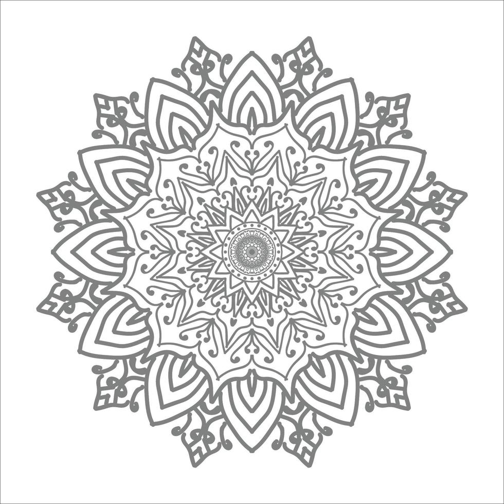 lyx mandala bakgrundsdesign vektor