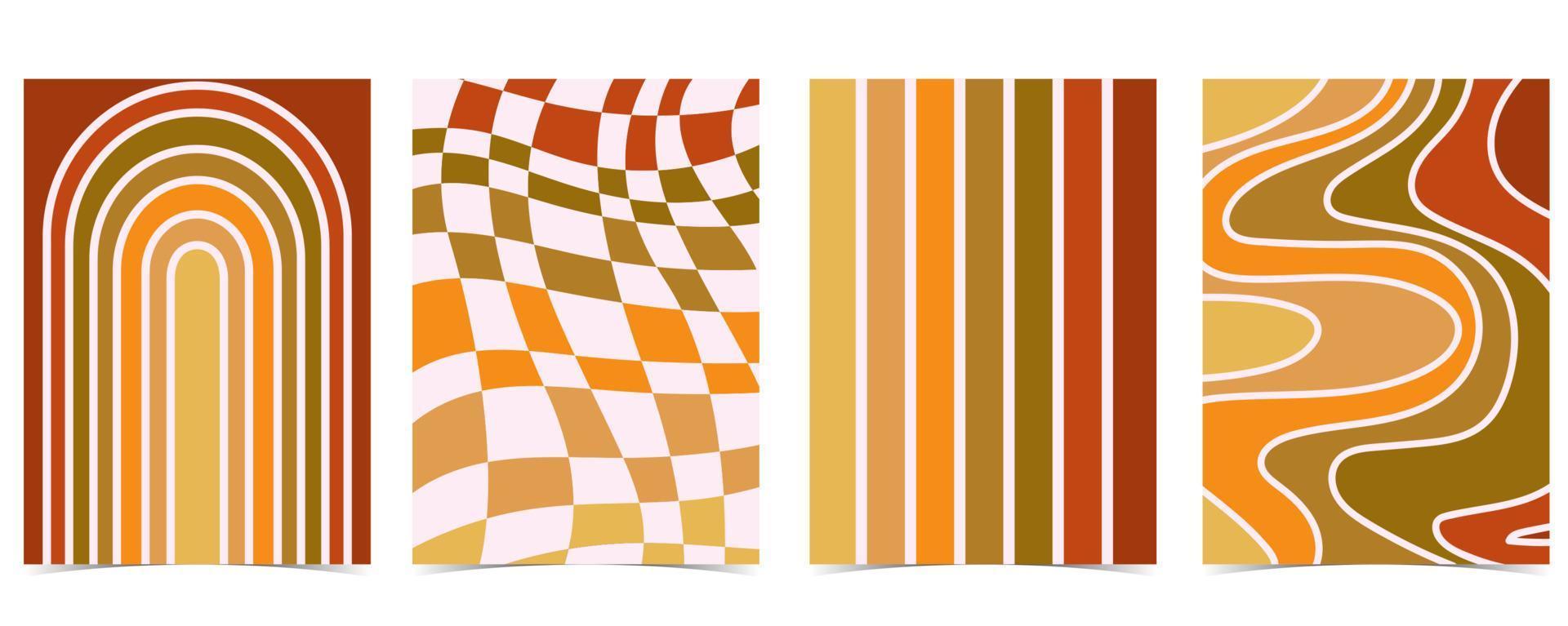 orange Gaumenfarbe Hintergrunddesign vektor