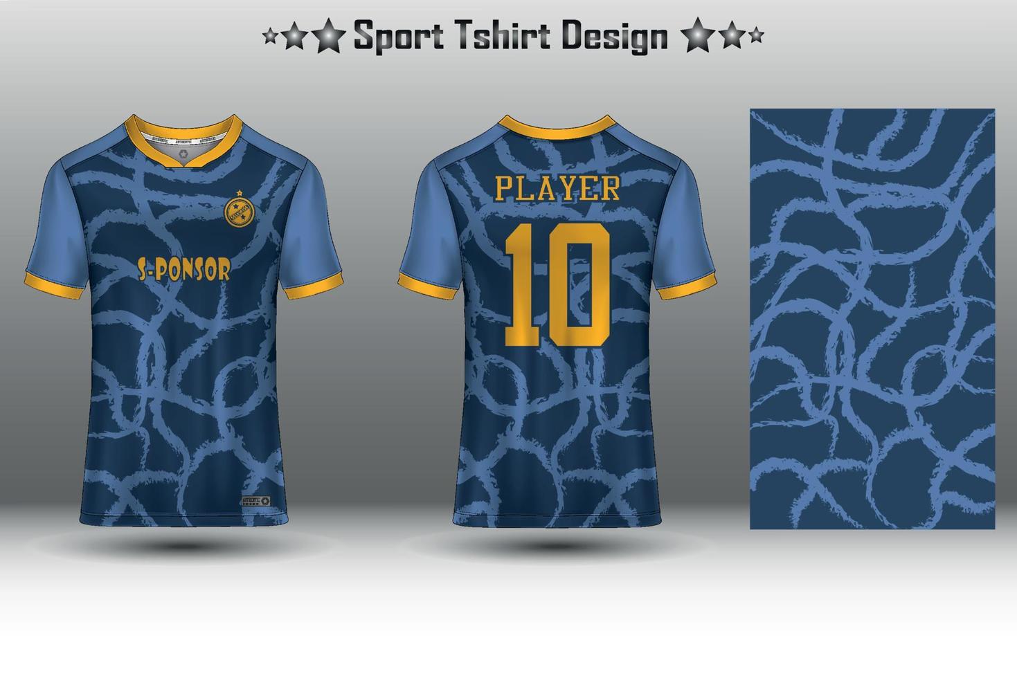 fotboll jersey attrapp fotboll jersey design sublimering sport t skjorta design samling för tävlings, cykling, spel, cross vektor