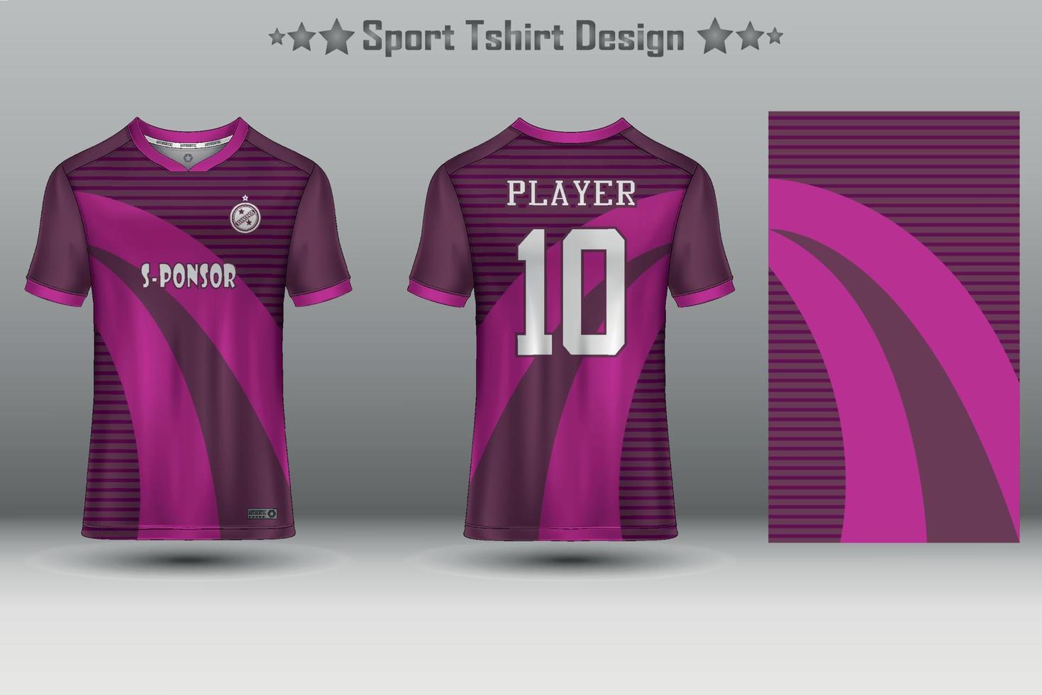 Fußballtrikot-Mockup-Fußballtrikot-Design-Sublimationssport-T-Shirt-Design-Kollektion für Rennen, Radfahren, Spiele, Motocross vektor