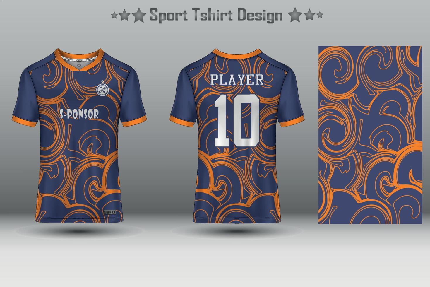 fotboll jersey attrapp fotboll jersey design sublimering sport t skjorta design samling för tävlings, cykling, spel, cross vektor