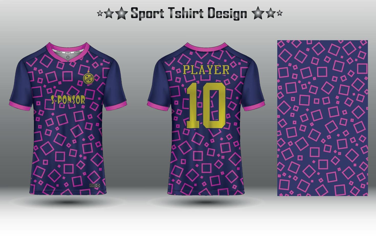 fotboll jersey attrapp fotboll jersey design sublimering sport t skjorta design samling för tävlings, cykling, spel, cross vektor