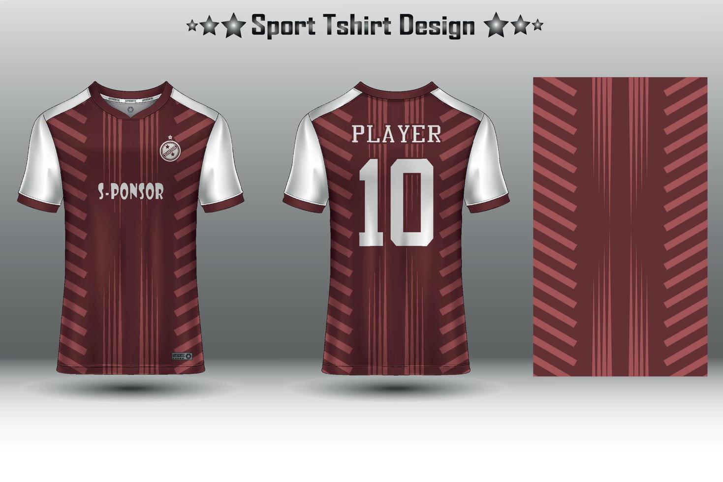 fotboll jersey mockup, fotboll jersey mockup, cykling jersey attrapp och sport jersey attrapp med abstrakt geometrisk mönster fri vektor