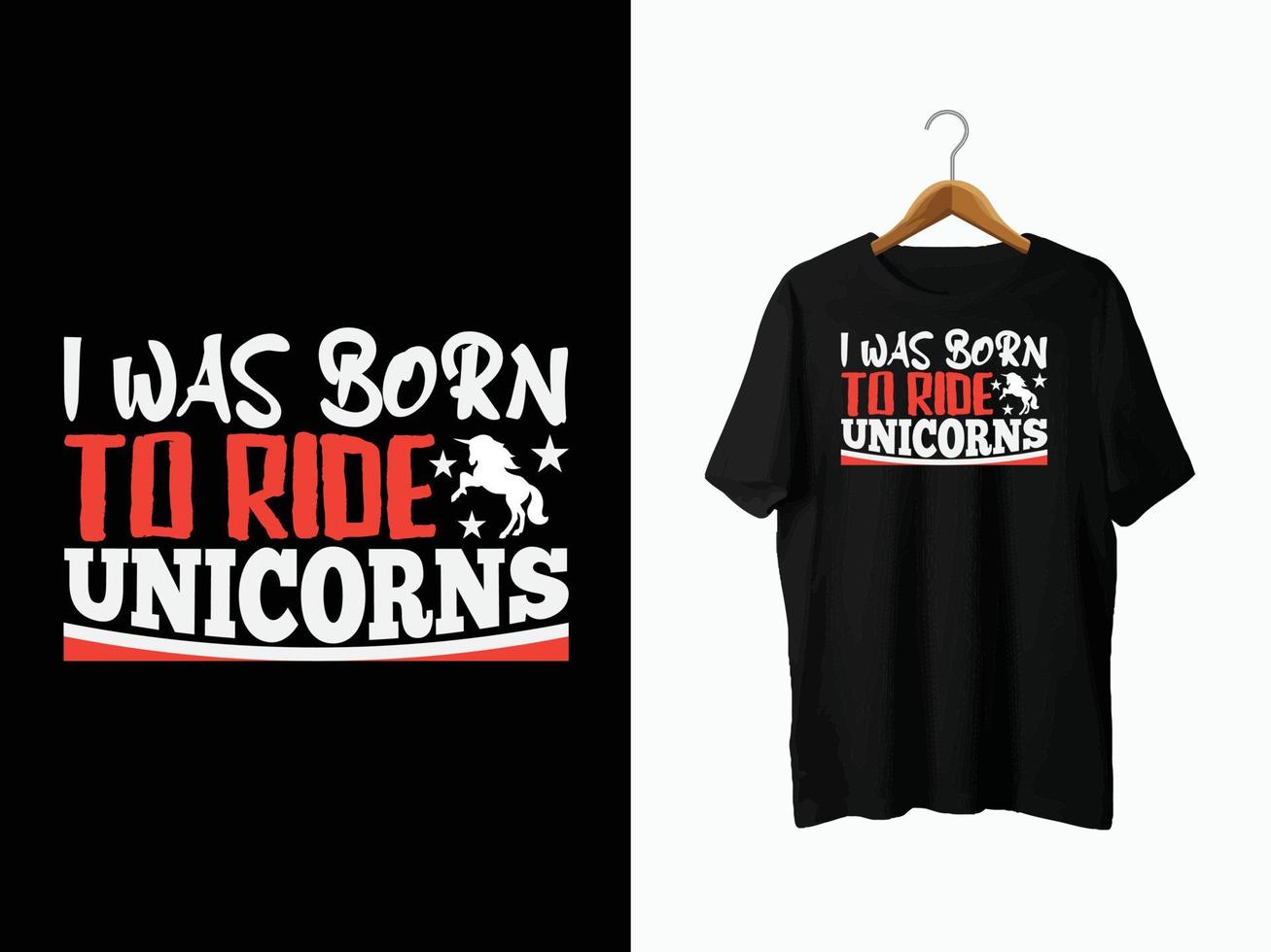 unicorn t-shirt design vektor