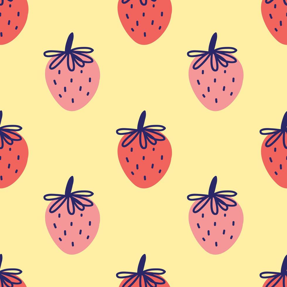 söt färgrik frukt sömlös mönster konst design vektor
